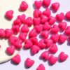 oly-ee719949dbfc0fa37551236def7a3857 Wholesale Glow in the Dark Heart-Shaped Acrylic Loose Beads Sapphire Blue 10mm 50pcs for DIY Phone Charm Keychain Making Chic Bag Charm Accessory for Everyday Wear and Resale