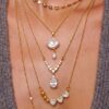 oly-eec3a0a8833491f4540744fe88bd9ddc Wholesale Retro Copper Teardrop Crystal Tassel Necklace Gradient Design Stylish Jewelry Accessory