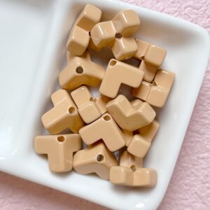 10-light coffee / Size is about 12mm, hole diameter is about 2.6mm
