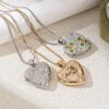 oly-eefc5dc5d4284ee230c2cf01e25894db Wholesale Vintage Heart Locket Necklace Stainless Steel Engraved Floral Design Chic Gift For Everyday Wear