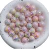 Wholesale Electroplated Acrylic Two-Tone Purple Starry Luminous Beads - DIY Phone Strap, Keychain & Car Charm Fashion Accessory