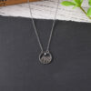 oly-efe86e7748a2e425a8d75dc84242c14a Wholesale Retro Bohemian Round Openwork Turquoise Mountain Pendant Necklace Antique Silver Finish Gift