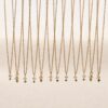 Wholesale Trendy Titanium Steel 12 Birthstone Zircon Pendant Necklace Geometric Monthly Stone Jewelry For Women Fashion Accessory For Resale