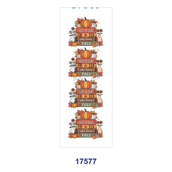 Wholesale 2/8/16pcs Autumn Fall Forest Maple Pumpkin Pen and Bookmark Stickers UV DTF Wraps