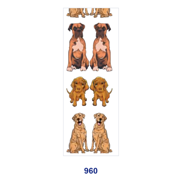 Wholesale 2/8/16pcs Cute Puppy Superhero Dolphin Tiger Wolf Rock Music Character Print Pen and Bookmark Stickers UV DTF Wraps OLY Exclusive