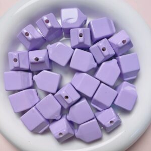 01-purple / Size is about 20 * 15mm, aperture is about 2.8mm