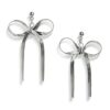 oly-f1800866eed6bfec199403787be64c15 Wholesale Bow Design Titanium Steel Electroplated Titanium Steel Earrings Party Jewelry Accessory