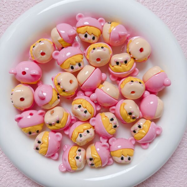 Wholesale Electroplated Resin Cartoon Beads for DIY Phone Charm Keychain Craft Supply OLY Exclusive