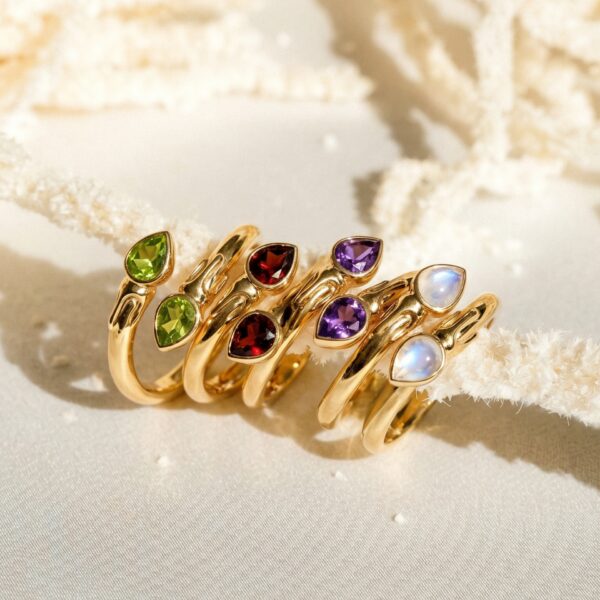 oly-f1ee7cdeed8a6fe232c033d5e02bef71 Wholesale Stainless Steel Electroplated Geometric Multicolor Zircon Ring Unisex Trendy Jewelry Accessory For Everyday And Gift