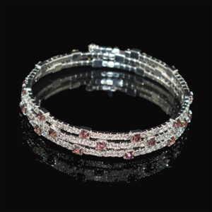 3 rows silver white purple sl-1033