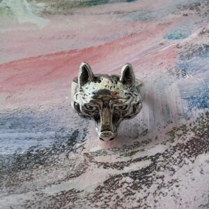 Wolf head ring*