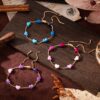 Wholesale Electroplated Heart Shaped Gradient Pink Bracelet Trendy Chic Gift For Women Fashion Accessory