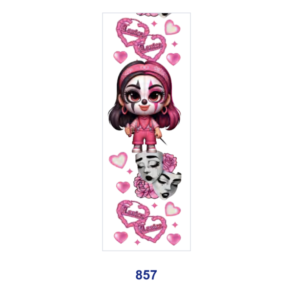 Wholesale 2/8/16pcs Cartoon Figure Vintage Car Toy Vehicle Plant & Heart Print Pen and Bookmark Stickers UV DTF Wraps OLY Exclusive