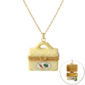 Yellow broccoli necklace