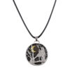 oly-f3a1519eec48ffd6ef8fbec185f6f939 Wholesale Retro Crow Moon Forest Necklace Ancient Silver Fashion Accessory Gift For Women Boutique