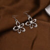 Wholesale Vintage Elegant Flower Design Women S Earring And Necklace Set Zinc Alloy Jewelry Party Gift
