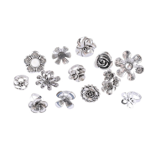 oly-f3b4b88b1bc45f9ee264907931c7addd Wholesale Vintage Floral Ring Zinc Alloy Unisex Jewelry Accessory
