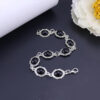 oly-f3caa6f153d9da44a449077095ac3468 Wholesale Electroplated Zinc Alloy Unisex Vintage Gothic Gemstone Bracelet Fashion Accessory