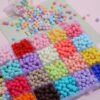 oly-f3e3034efbb70bfc85f8d5601e004821 Wholesale Chic Macaron Pink Acrylic Beads 6mm 100pcs DIY Jewelry Making Kit for Bracelets Phone Charms Gift
