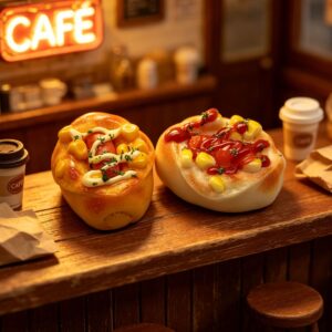 oly-f4348f214ff7c5d4bcc5557ee0364ef6 Wholesale Resin Hot Dog Miniature Food Keychain Pendant Trendy DIY Accessory for Bag Charm or Shoe Buckle