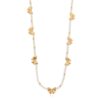 Wholesale Copper Electroplated Pearl Cherry Beaded Necklace Sweet French Style Chic Jewelry Accessory