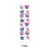 oly-f4e522291bf4bd8b0bbb1c05becd1ce1 Wholesale 2/8/16pcs Cute Blue Creature Heart Floral Print Pen and Bookmark Stickers UV DTF Wraps OLY Exclusive