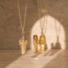 oly-f50546dc50b71dc6f0904379f2e7f892 Wholesale Ancient Egyptian Mummy Bastet Cat Locket Pendant Necklace Copper Electroplated Trendy Jewelry Gift