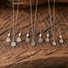oly-f5cdb8592019e4aefd0e26b473111664 Wholesale Vintage Pendant Necklace And Earrings Set For Women Retro Floral Jewelry Accessory Resale