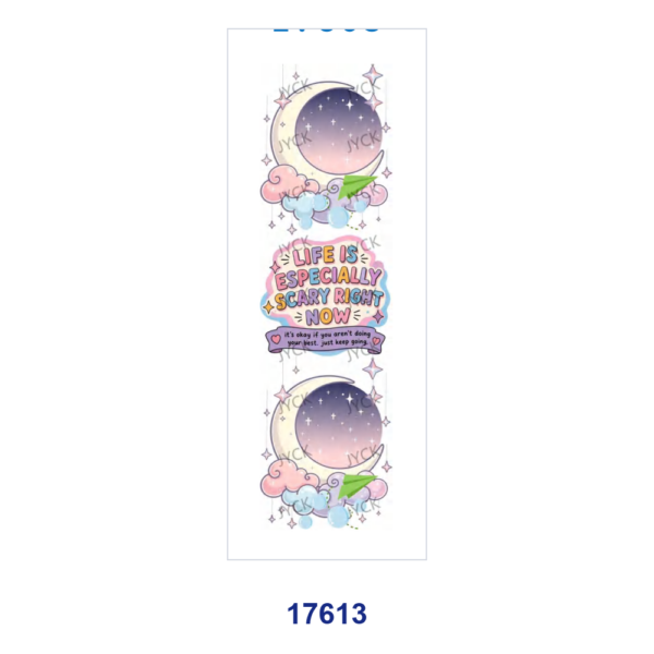 oly-f670dcc1b7188d03e66dddac976516df Wholesale 2/8/16pcs Pastel Kawaii Inspirational Cartoon Style Pen and Bookmark Stickers UV DTF Wraps