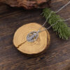 oly-f68be39ea59d241697d3415141839bc9 Wholesale Antique Silver Finish Zinc Alloy Oval Witch Pendant Necklace Trendy Jewelry Accessory For Gift And Boutique Resale