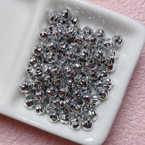17-silver / Size is about 5mm, hole diameter is about 1.5mm