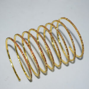 8 circles gold champagne color
