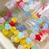 oly-f821c302599967871542cd7ecc9e40ca Wholesale Frosted Acrylic Star Beads DIY Kit for Bracelet and Phone Charm Making Trendy Jewelry Craft Supply