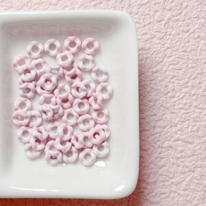 06-light pink / Size is about 6mm, hole is about 2mm (sold by the piece)