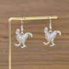 oly-f843fd90c8700b18f8694c5697c3848c Wholesale Vintage Rooster Pendant Necklace And Earrings Set Retro Fun Animal Jewelry Fashion Accessory For Gift And Boutique Resale