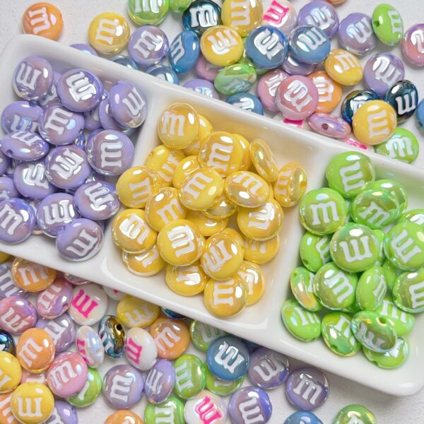 oly-f881d2e36311e8b7f9861216d0c5f9e8 Wholesale Rainbow Candy Acrylic Loose Beads DIY Craft Supply Boutique Resale Jewelry Accessory for Party Gift