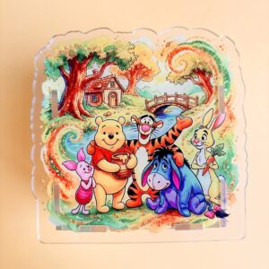 B635-pooh family pen holder