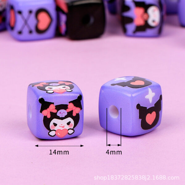 oly-f8c47a767f5ec673d429520d19770b47 Wholesale Dark Witch Purple Acrylic Loose Beads for DIY Phone Charms Car Hanging Craft Accessories