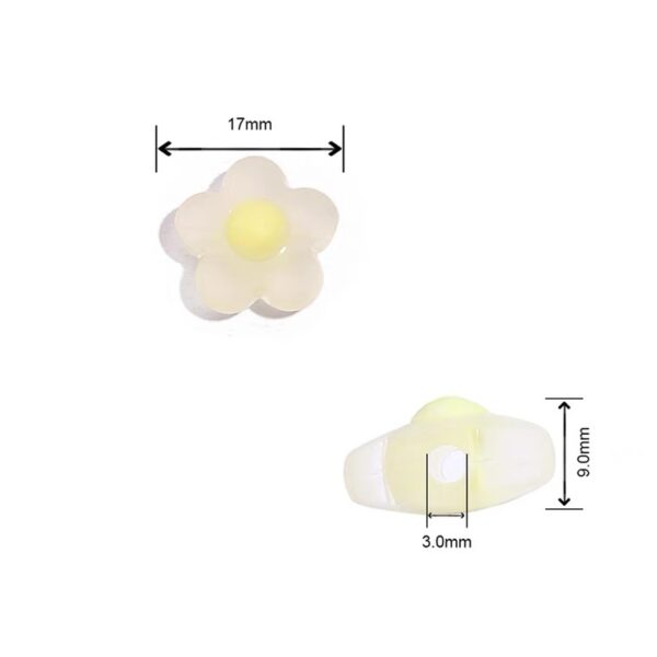Wholesale Frosted Acrylic Loose Beads Love Star Plum Blossom Shapes for DIY Hair Accessories Craft
