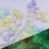 Wholesale Stylish Glow-In-The-Dark Acrylic Bowknot Loose Beads for DIY Phone Chain and Jewelry Making Party Gift Craft Supply