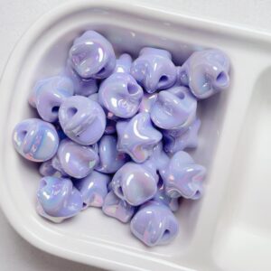 05-Light Purple / The size is about 15.6mm, and the hole diameter is about 4.5mm