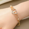 oly-f92388c1cfab6299cfa99dc6ac0b982c Wholesale Electroplated Metal Vintage Virgin Mary Heart Prayer Bracelet For Gift Boutique Resale Jewelry Accessory