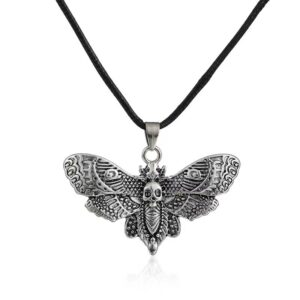 Skull butterfly + black rope