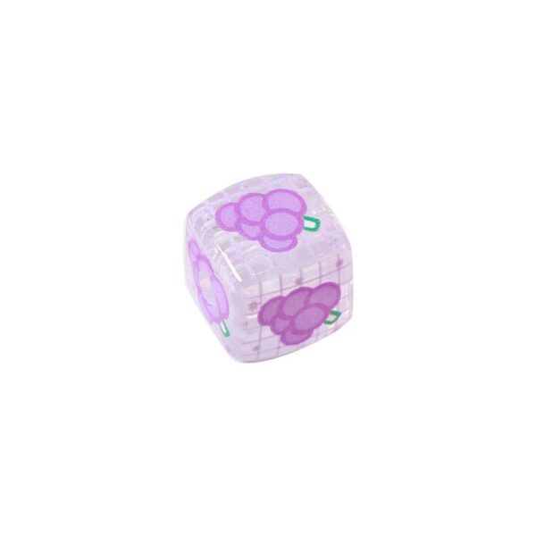 oly-f9e9316609ffd72b25776c5029ede9c2 Wholesale Trendy Fruit Printed Acrylic Cube Loose Beads DIY Phone Chain Jewelry Accessory