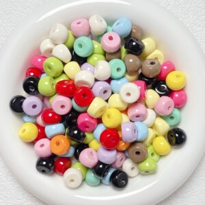 16-randomly mix colors / Size is about 9*12mm, hole diameter 2.5mm