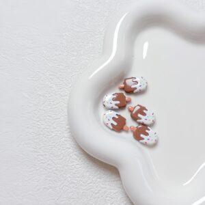 07-coffee color / Size is about 20*12*5mm, hole diameter is about 2.5mm