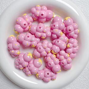 08-pink / Large cloud (size about 17*34mm, aperture about 2.5mm)