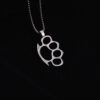 oly-fa4310b6c4b765efa99ac36a428576e1 Wholesale Trendy Punk Hip Hop Tiger Claw Stainless Steel Pendant Necklace Unisex Streetwear Fashion Accessory
