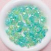 oly-fa4c99b0d0c3b388deb1ea87711db19b Wholesale Acrylic Star Loose Beads Electroplated Two-Tone Burst Floral Pattern for DIY Jewelry Making and Phone Charms