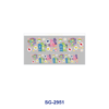 Wholesale 8pcs Colorful Cartoon Bear Floral Figure Print 3oz Cup Stickers Wrap OLY Exclusive